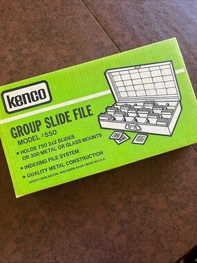 Kenco Group Slide File Metal Box - Model 550, Never Used
